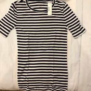 NWT navy striped perfect fit jcrew t-shirt